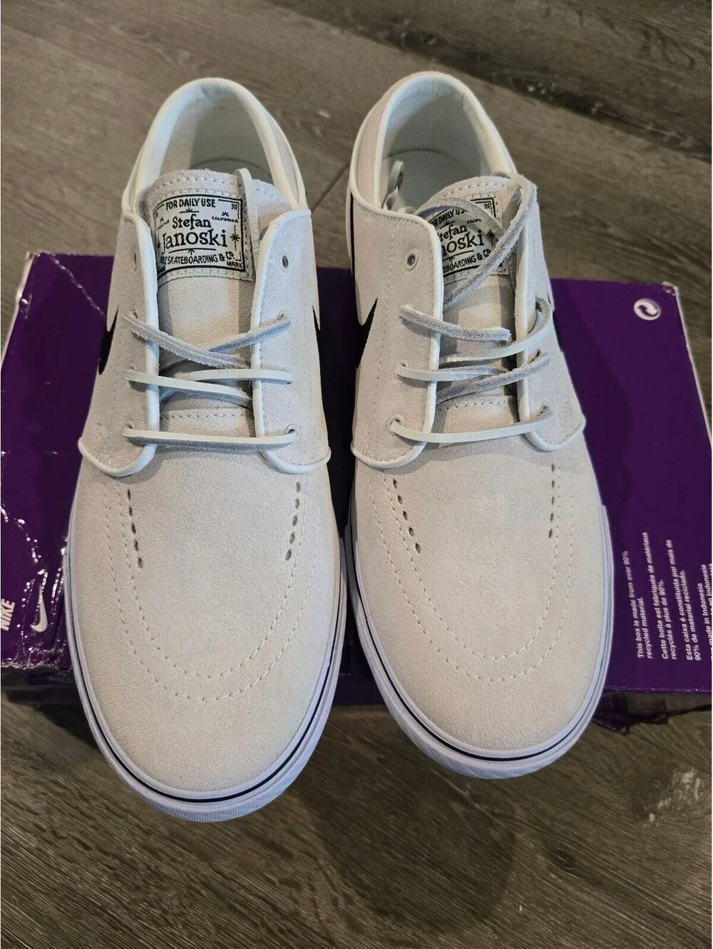 Nike SB Janoski OG+ FD6757-100 Mens 8.5 Womens 10 White New No Lid